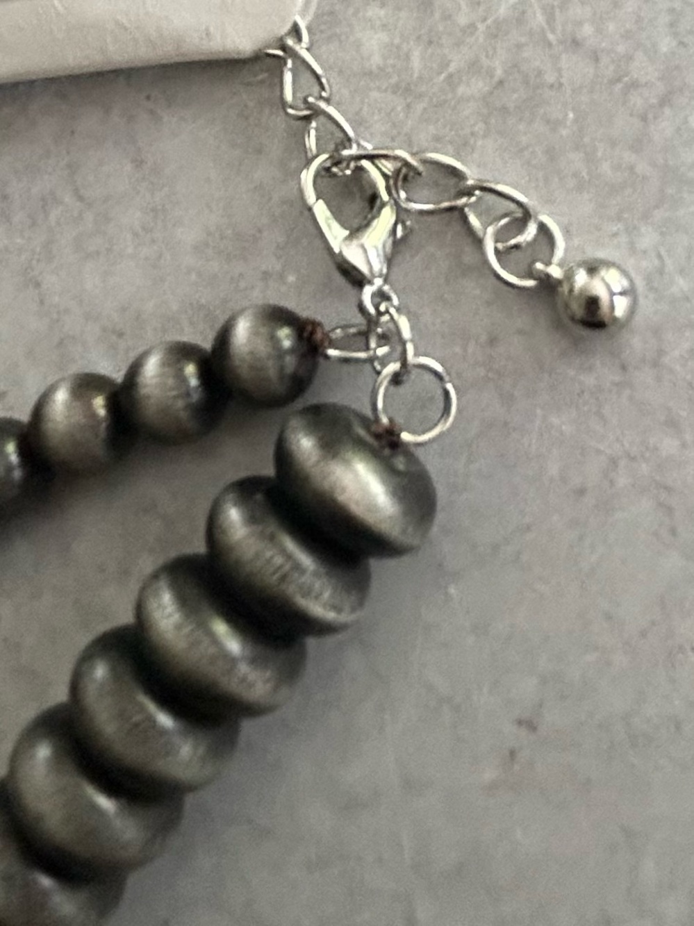 EMMA Layered Squash Blossom Necklace and Earrings Set, NEW - Picture 6 of 6